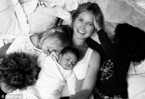Prve fotografije kćeri Heidi Klum i Seala