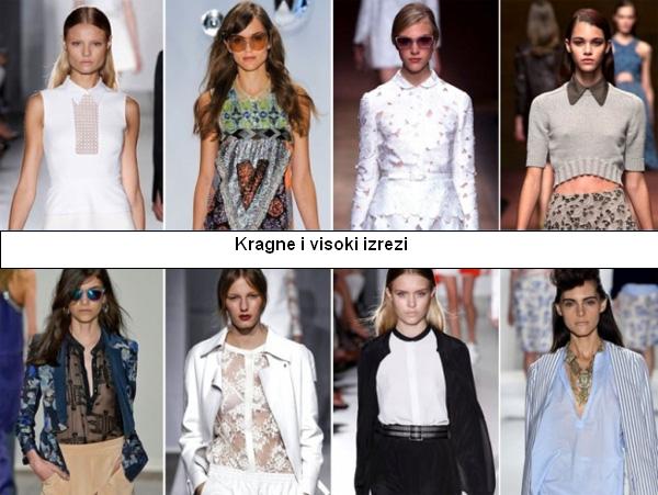 Top trendovi s modnih pista za proljeće 2013.