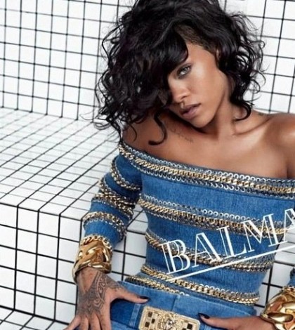 Rihanna za brand Balmain