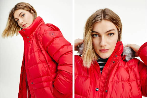 Crvene zimske jakne za zimu 2021.