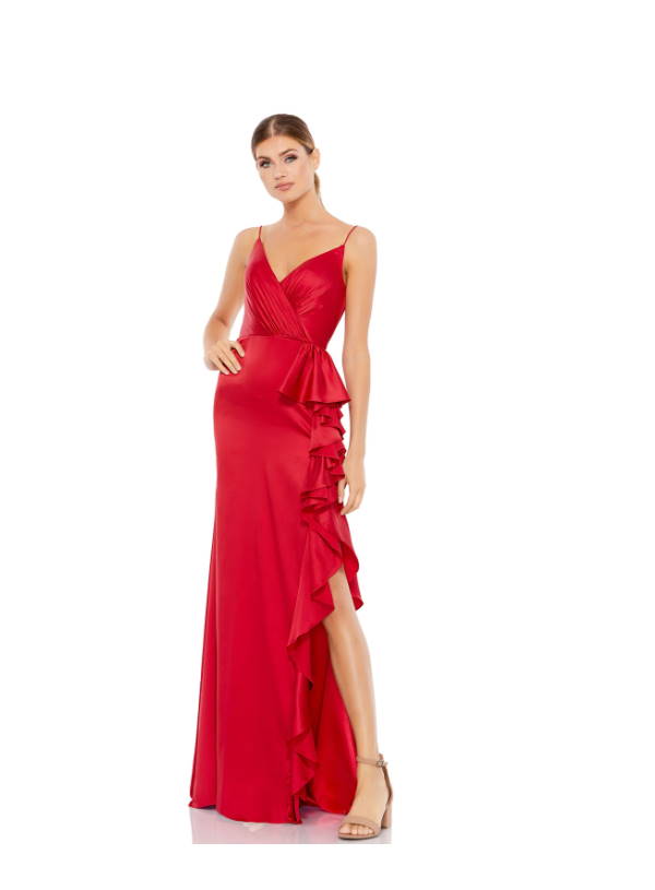Crvene maturalne haljine